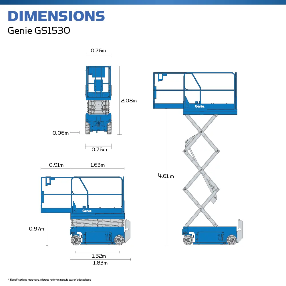 Genie GS1530 - Scissor Lift - Hire Safe Solutions