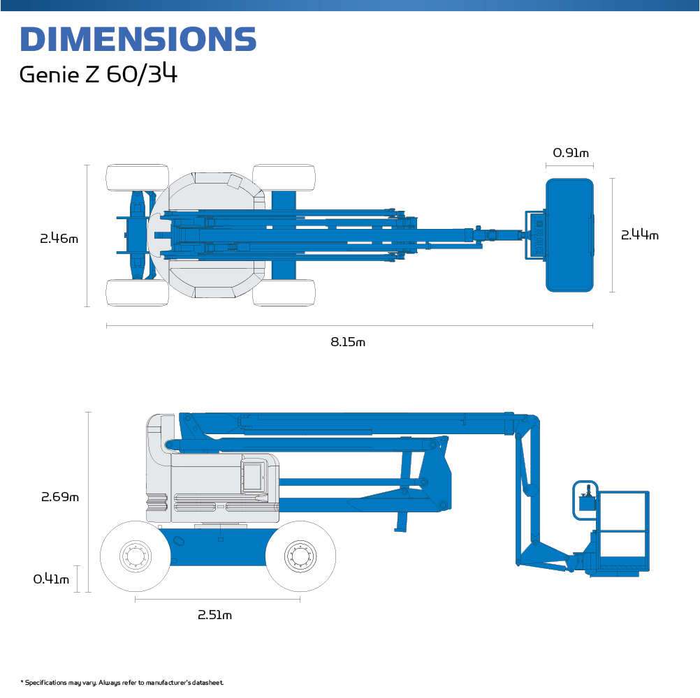 Genie Z60 34 - Cherry Pickers - Hire Safe Solutions