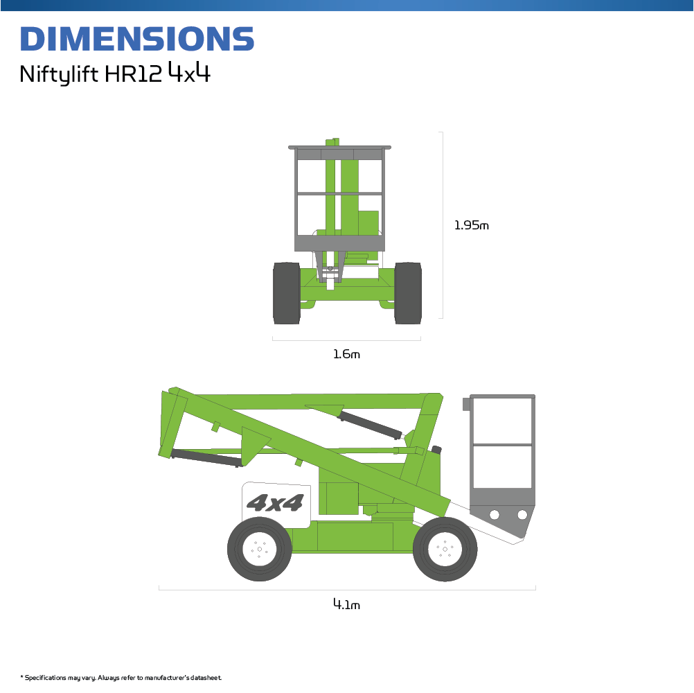 Niftylift HR12 - Cherry Picker - Hire Safe Solutions
