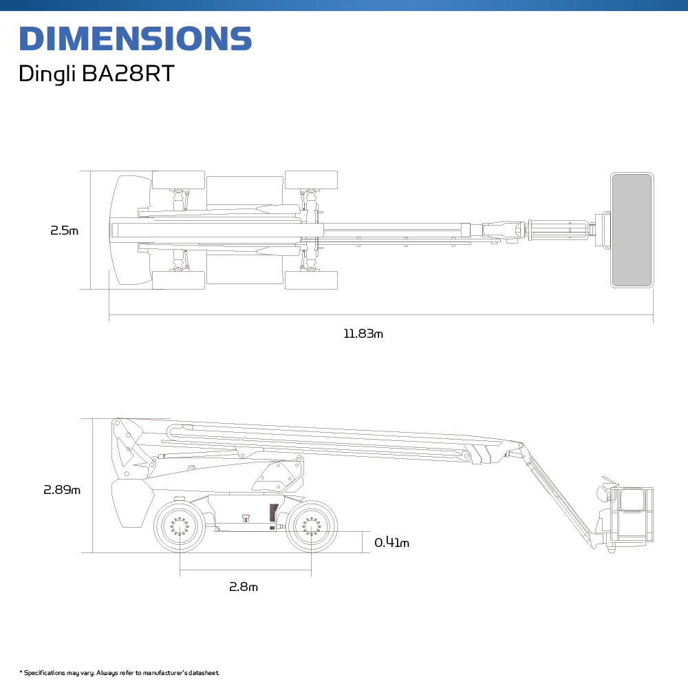 Dingli BA28RT - Cherry Picker - Hire Safe Solutions