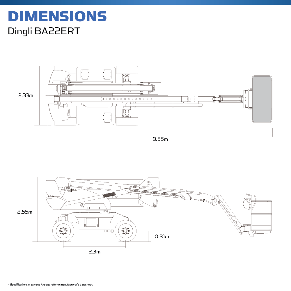 Dingli BA22ERT - Cherry Picker - Hire Safe Solutions