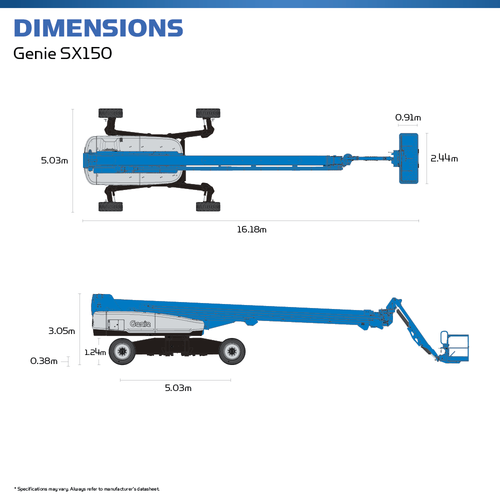 Genie SX-150 Diesel Telescopic Boom Lift - Hire Safe Solutions