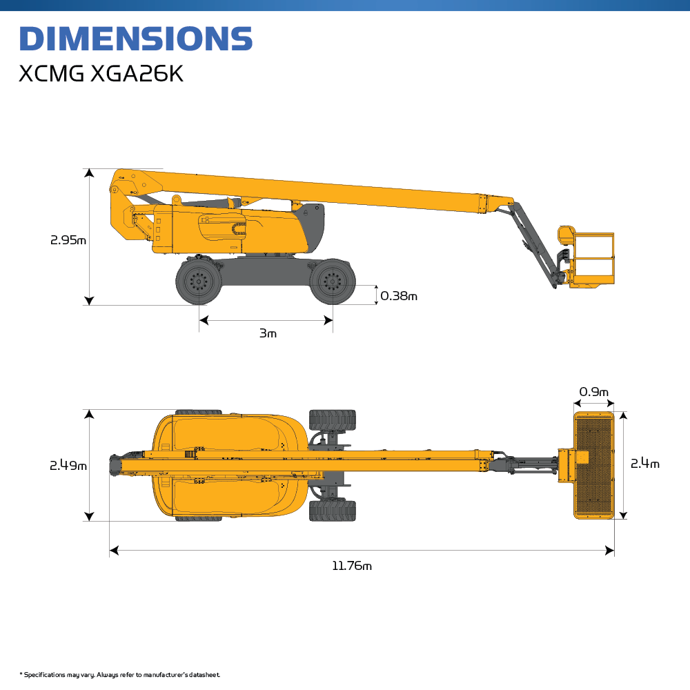 XCMG XGA26K1 - Super MEWP - Hire Safe Solutions