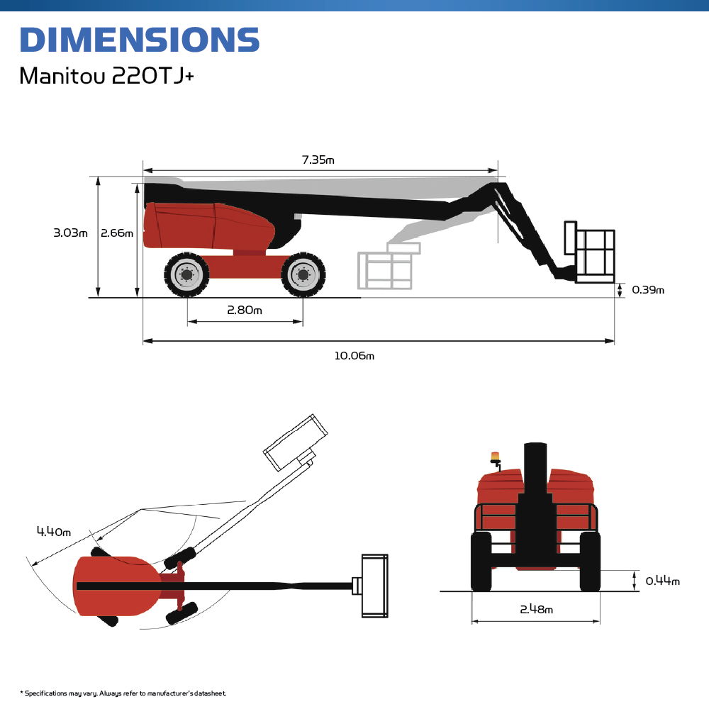 Manitou 220TJ+ - Extra Capacity Cherry Picker - Hire Safe Solutions